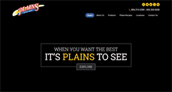 Desktop Screenshot of plainsdairy.com